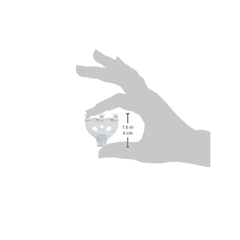 Fukui Metal Crafts 4051W-10 Iron Standard X Hooks, Large, White,