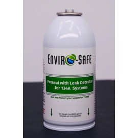 Envirosafe ProSeal w/ Leak Detector for Auto A/C Systems 5 Cans and Charging Hose