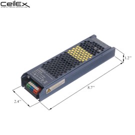 CEILEX LED Driver 48V 500W IP20 UL Listed, Transformer for LED Lights, LED Power Supply 100-130 VAC 50/60Hz