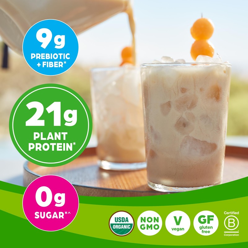 Orgain Organic Vegan Protein Powder, Horchata - 21g of Plant