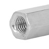 20 Pcs Hex Coupling Nut M6x1 L25mm Stainless Steel Threaded