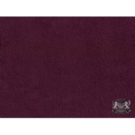 Fleece Solid #53 Burgundy Fabric by The Yard