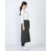 Seven Uniforms GT7010 Underwaist Apron, Long Apron, Khaki, Free, Khaki