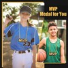 Loetere 2 Pcs MVP Chains Gold Champion Award Winner Prize