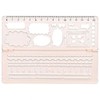 Kutsuwa HiLiNE Template for Making Easy-to-Read Notebooks, Pink KB043PK