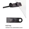 BINCKIN Tarp Clips Heavy Duty Lock Grip 20 Pcs Black