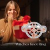 ONEFINITY Witches Knot Ring Sterling Silver Nudo De Bruja Plata