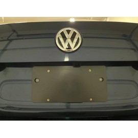 Rear Trunk lid License Plate Bracket for Volkswagen VW Jetta 2010–2025–Holder Set with Bolts, Relocator Adapter Tailgate Trunk Lid Tag Mount Mounting Kit, Quality Plate Holders Premium Car Accessories