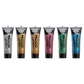 Moon Glitter - Holographic Glitter Hair Gel - 20ml - Set of 6 Colours