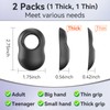 [2 Pack & 2 Size] Baseball Thumb Guard for Pro