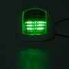 Pair of Rounded Waterproof Sidelight Signal Lamp Red + Green