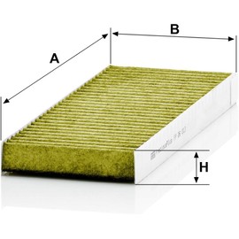 Original MANN-FILTER Interior Filter FP 26 013-2 – FreciousPlus biofunctional pollen filter (set of 2) – For passenger cars