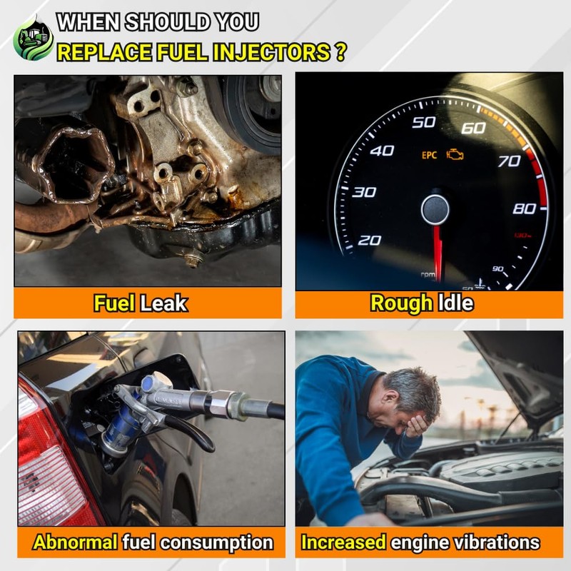 Upgraded 4PCS 16010-5PA-305 Fuel Injectors for Honda Civic 2016-2021 For