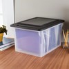 Sterilite File Box, Stackable Storage Bin with Lid, Organize Receipts,