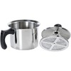 Ilsa Breakfast! 18/10 Cappuccino Stainless Steel Double Filter Cups 6