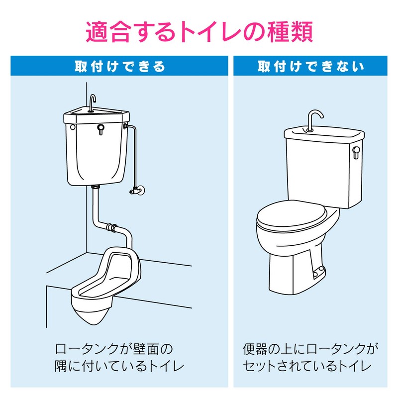 Gaona GA-NG015 Lever Handle for Toilet with Corner Low Tank,