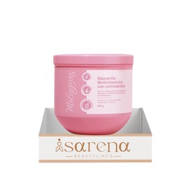 Isarena Beautyline´s Mascarilla Capilar Multivitaminica Milagros - Multivitamin Hair Mask | Cuidado Capilar Milagros Anticaida, Recupera y fortalece el cabello with aminoacids and vitamin E 450g