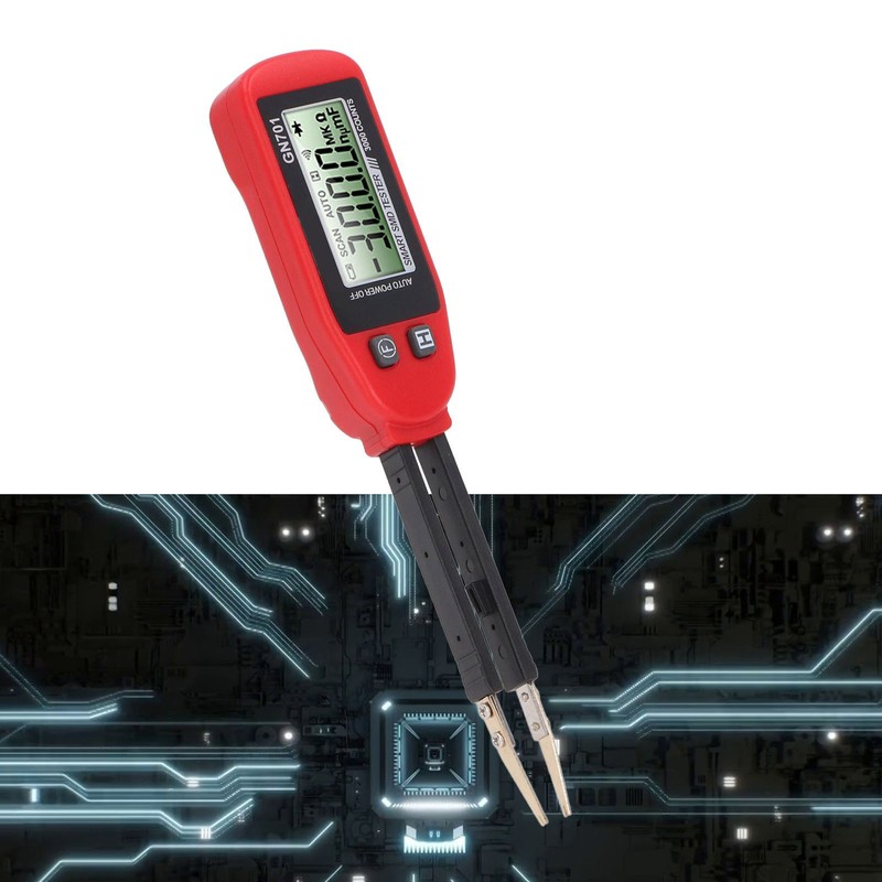 SMD Tester High Accuracy Gold Plated Tweezers Diode Resistance Capacitance