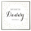 Claire Giles Greeting Cards, Happy Father's Day Daddy Card, Stars