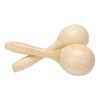 2Pcs Sand Hammer Early Education Instrument Wooden Toddler Percussion Musical