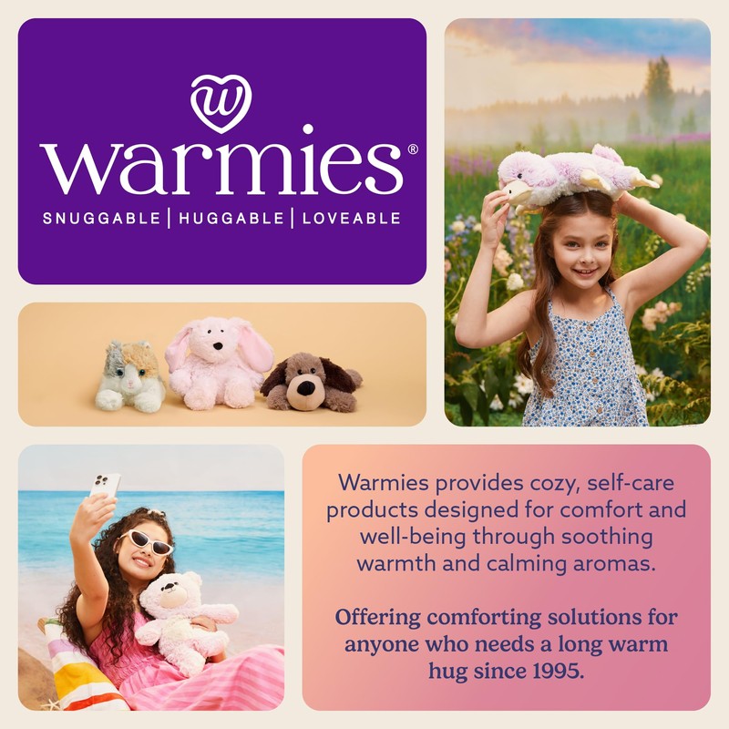 warmies Junior Microwavable & Weighted Stuffed Animals, Sheep - Heated
