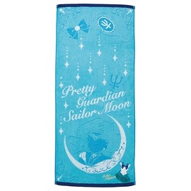 Marushin Bandai 4085003700 Sailor Moon Costume (Sailor Neptune) Face Towel, Approx. 13.4 x 31.5 inches (34 x 80 cm)