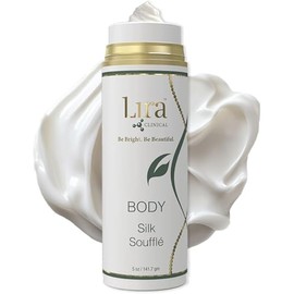 Lira Clinical Body Silk Souffle - Crema Hidratante Corporal Para Mujeres Y Hombres - Con Vitamina C, Aceites Naturales Y Ácido Hialurónico - Loción Su