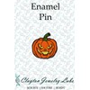 Clayton Jewelry Labs Jack-o-Lantern Pumpkin Enamel Pin (Black)