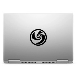 Adheaz Deepin DE Linux Desktop Laptop Decal in Multiple Colors and Sizes - Black, 2" x 2"