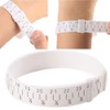 Gauge Ruler Soft Bracelet, Adjustable Size Measuring Wrist Plastic, Wrist
