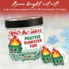 60 Positive Dumpster Fire Jar, Affirmation Cards For Women, Dumpster