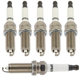 Ineedup Platinum Iridium Spark Plugs 93501 for Nissan Altima 2007-2018,Murano 2009-2020,Pathfinder,Maxima,Quest,350Z & for Infiniti QX60,Q50,G25,G35,M35 Set of 6