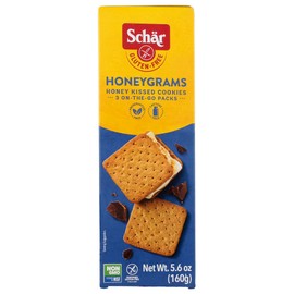 Schar Cookie Honeygrams, 5.6-ounce 4pack