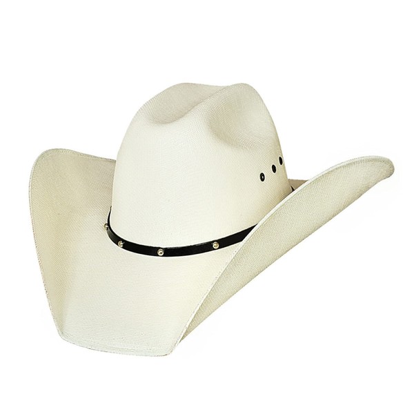 Bullhide Men's Straw Cowboy Hat from Justin Moore Collection, Natural, 7