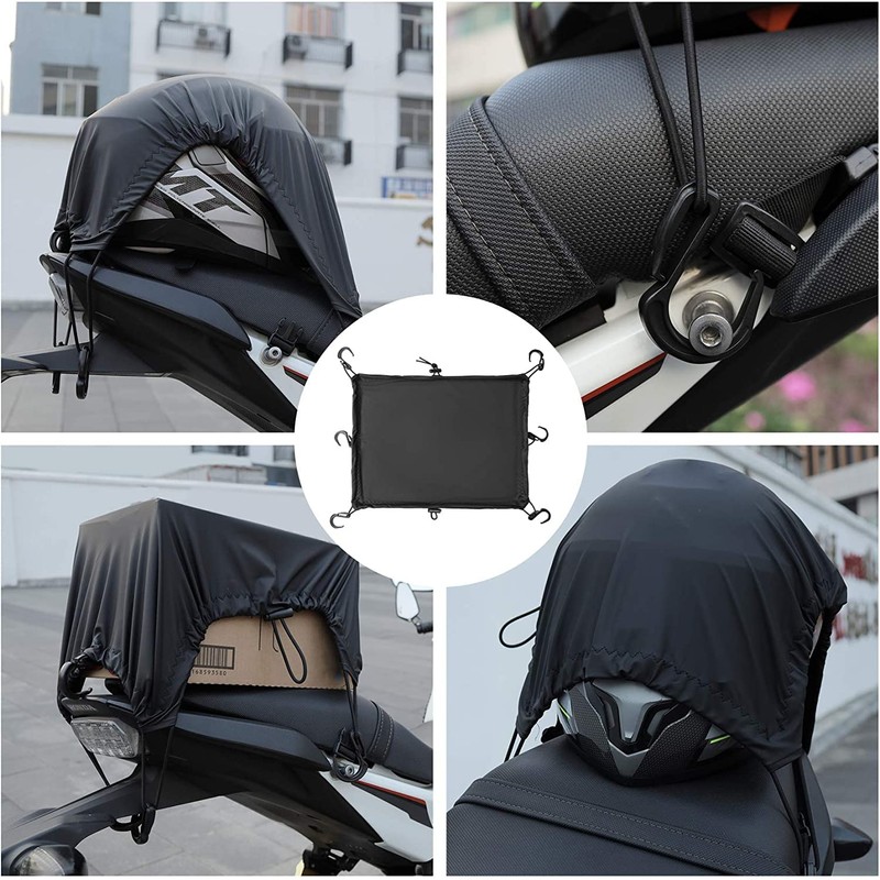 MEKOMEKO MT-M Motorcycle Net, Touring Net, Waterproof, Stretch Fabric, Utility
