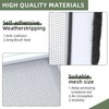 FLYZZZ Expandable Window Screens (25 * 40, White) 2Packs Adjustable