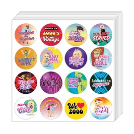 Creanoso 2000’s Girls Stickers (5-Sheet) – Sticker Card Giveaways for Kids – Awesome Stocking Stuffers Gifts for Boys & Girls – Classroom Home Rewards Enticements