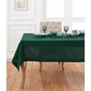 Solino Home Rainforest Green Linen Tablecloth 60 x 108 Inch