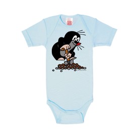 Logoshirt Unisex Babygrow Maulwurf, Der Kleine, - Bleu clair, 3-6 Months