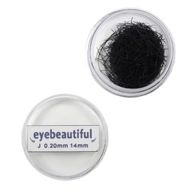 Eyebeautiful Individual Loose Silk Lashes .20mm C Curl 14mm Eyelash Extension
