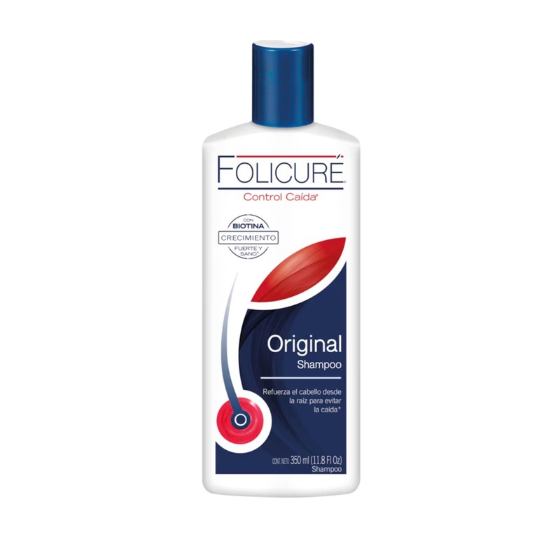 Folicure Shampoo Control Caída 11.8 oz y Acondicionador Hidratante 12