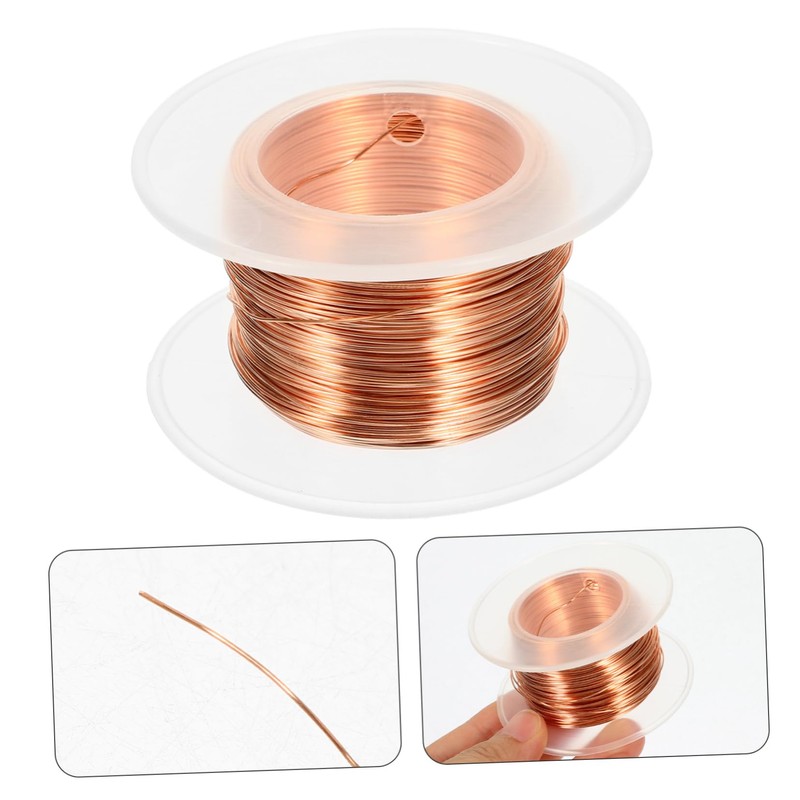 DOITOOL 1 Roll Soft Copper Wire Durable Copper Wire for