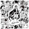 Kids Anime Stickers Mixed Pack, 100pcs Black and White Cartoon