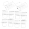 TOVINANNA 30pcs Transparent Roller Window Shades Pull Handles Blinds Pulls