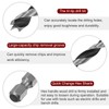 sourcing map 2pcs Brad Point Drill Bit 8mm (5/16") Dia