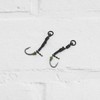 ECSiNG 12 Pieces Micro Swivel Fishing Hooks Anti-Ground Fishing Hooks