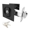 ccjh Invisible Durable Door Locks Handle with Keys for Sliding