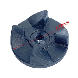 Veterger Replacement Parts 2 Blade Rubber Gears and 2 Motor Base Top Gears,Compatible with Magic Bullet MB1001 250W Blender Juicer