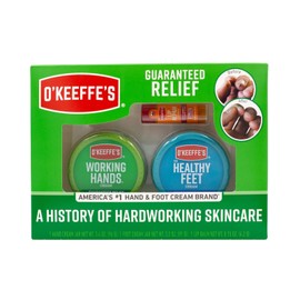 O'Keeffe's O Keeffe's Gift Set Hand Cream Foot Cream Lip Balm for Dry Cracked Skin