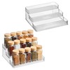 iDesign 3-Tier Spice Rack Organizer for Cabinets, Pantry or Countertop,